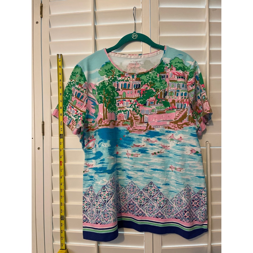Talbots destination Seaside summer vacation tee shirt